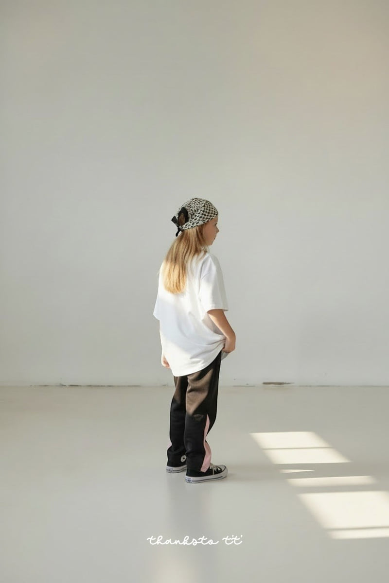 Thanksto TT - Korean Children Fashion - #prettylittlegirls - Oversized Short Sleeve Tee - 7