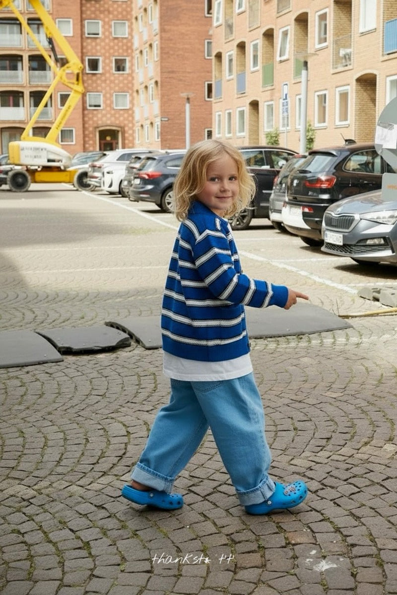 Thanksto TT - Korean Children Fashion - #stylishchildhood - Blur Cardigan - 8