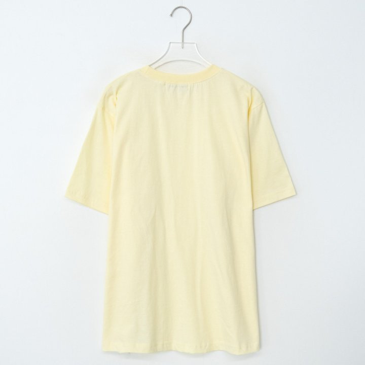 The Fine.b - Korean Women Fashion - #momslook - Silket Basic Short Sleeve Tee - 3