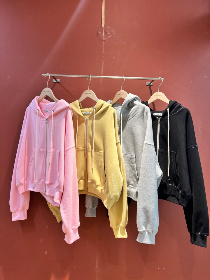 The Fine.b - Korean Women Fashion - #momslook - Stitch Zip-Up
