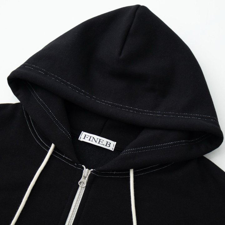 The Fine.b - Korean Women Fashion - #romanticstyle - Stitch Zip-Up - 9