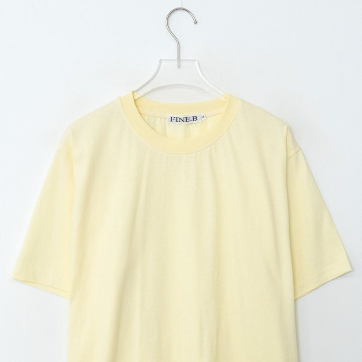 The Fine.b - Korean Women Fashion - #momslook - Silket Basic Short Sleeve Tee - 4