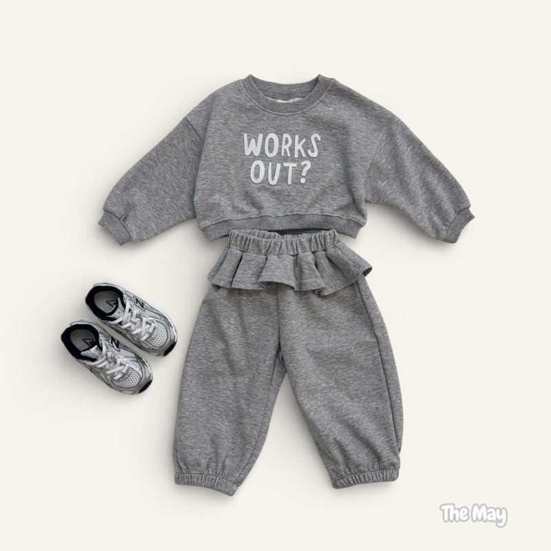 The May - Korean Children Fashion - #childofig - Work Crop Frill Jogger Set - 6