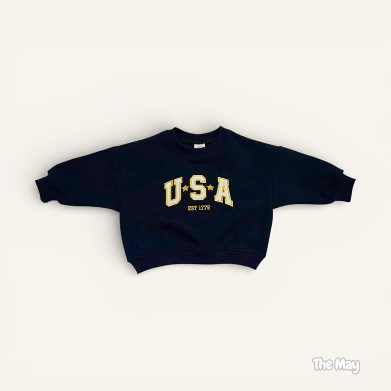 The May - Korean Children Fashion - #childofig - USA Embroidered Sweatshirt - 5