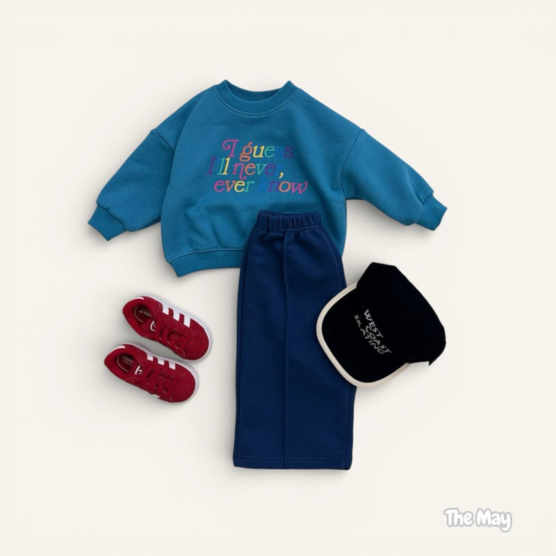 The May - Korean Children Fashion - #childrensboutique - Rainbow Lettering Sweatshirt - 10