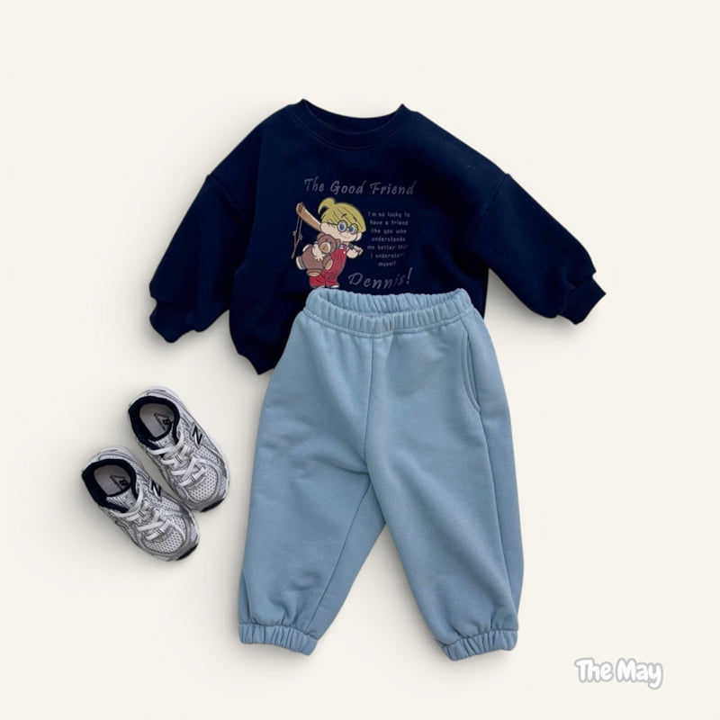 The May - Korean Children Fashion - #childrensboutique - Denim Friend Sweatshirt - 12