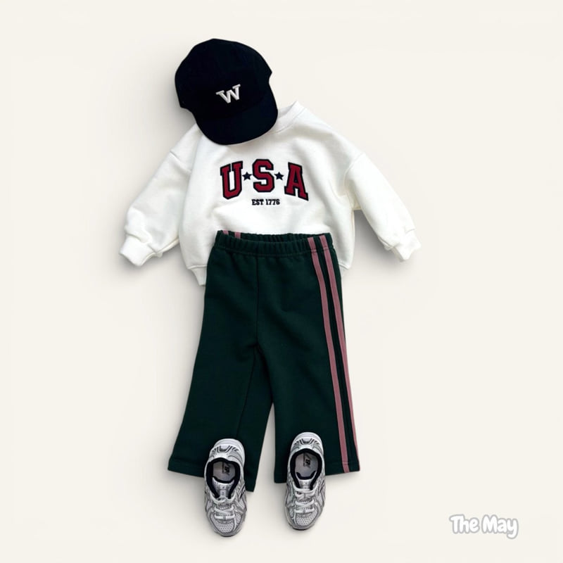 The May - Korean Children Fashion - #designkidswear - USA Embroidered Sweatshirt - 8