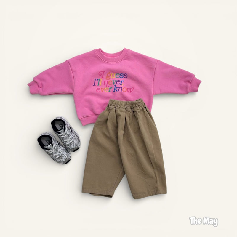 The May - Korean Children Fashion - #discoveringself - Rainbow Lettering Sweatshirt - 12