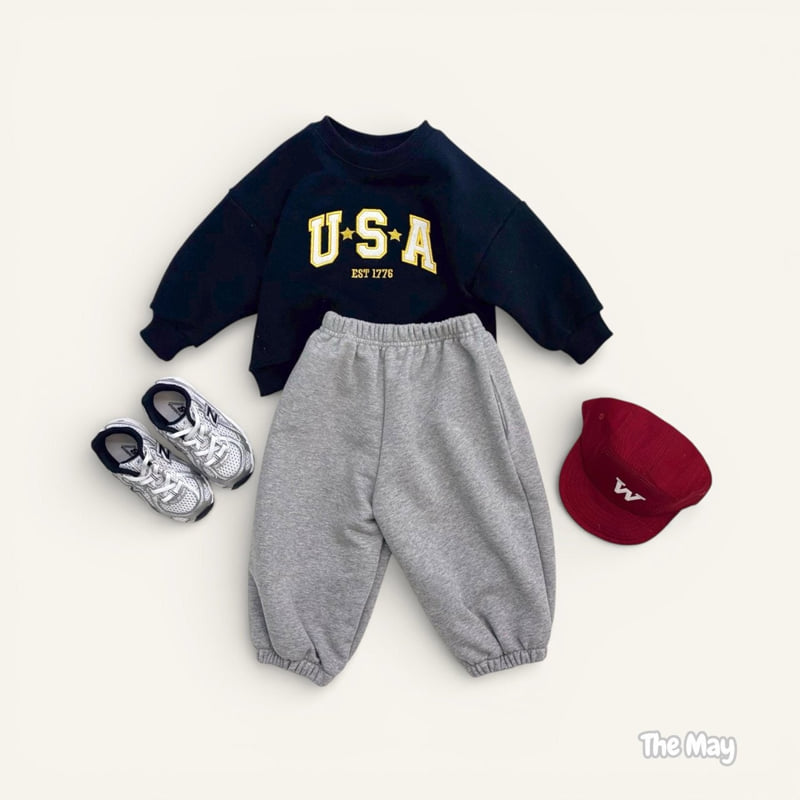 The May - Korean Children Fashion - #discoveringself - USA Embroidered Sweatshirt - 9