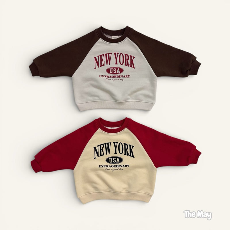 The May - Korean Children Fashion - #fashionkids - New York Raglan Sweatshirt - 2