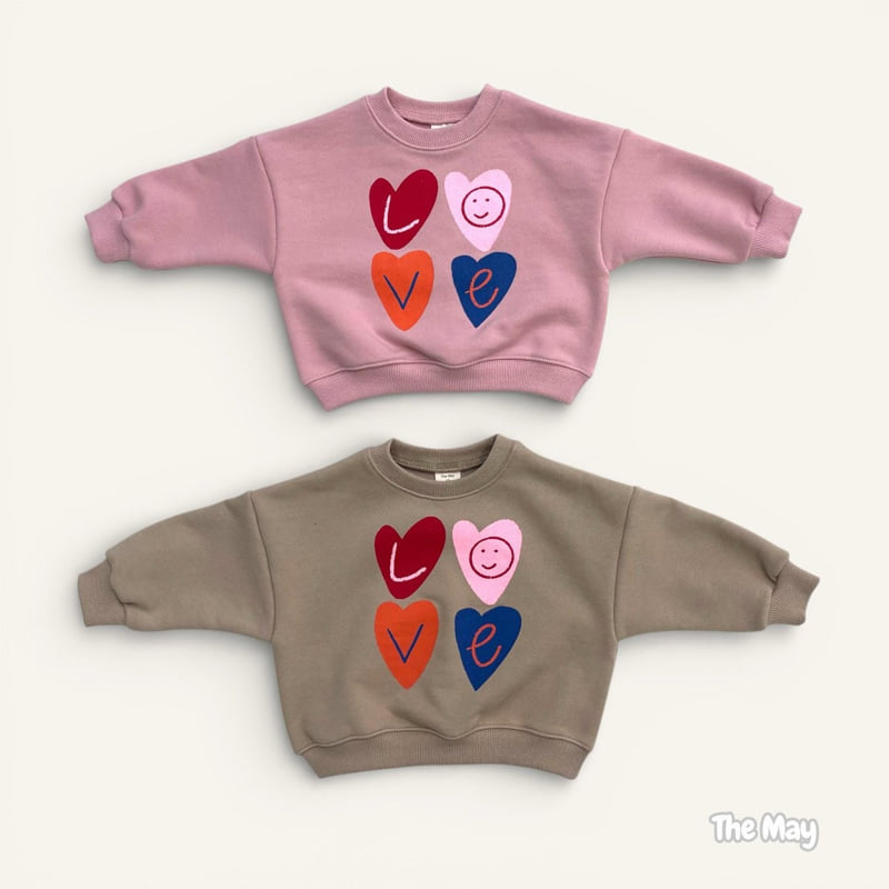 The May - Korean Children Fashion - #kidsstore - Colorful Love Sweatshirt - 2