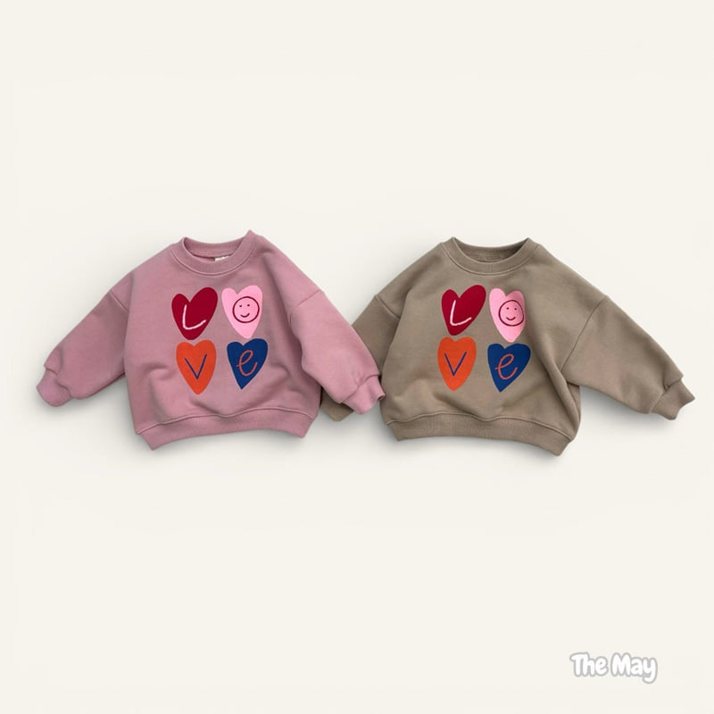 The May - Korean Children Fashion - #kidzfashiontrend - Colorful Love Sweatshirt - 3