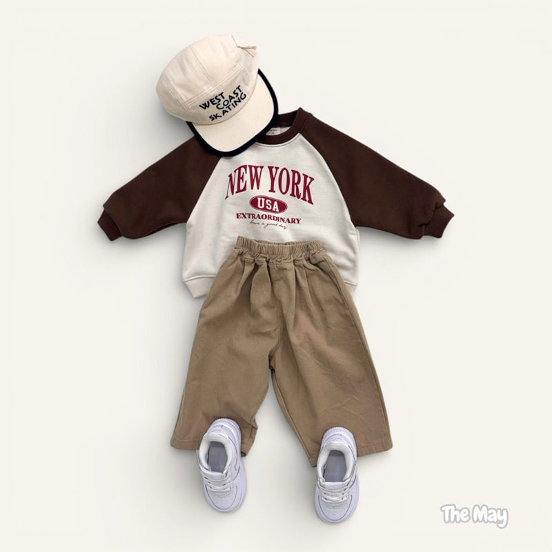 The May - Korean Children Fashion - #littlefashionista - New York Raglan Sweatshirt - 7