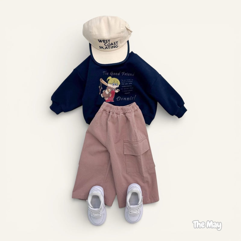 The May - Korean Children Fashion - #Kfashion4kids - Denim Friend Sweatshirt - 4