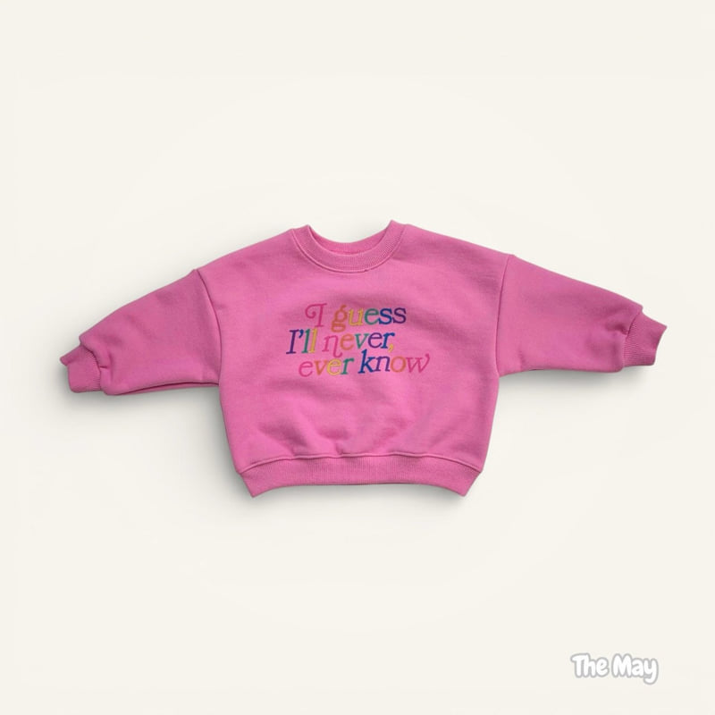 The May - Korean Children Fashion - #magicofchildhood - Rainbow Lettering Sweatshirt - 3