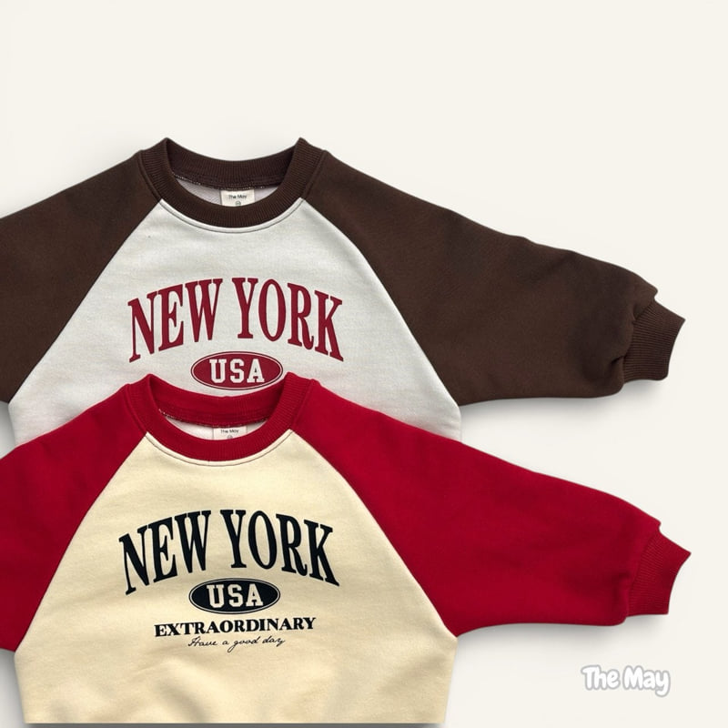 The May - Korean Children Fashion - #magicofchildhood - New York Raglan Sweatshirt - 8