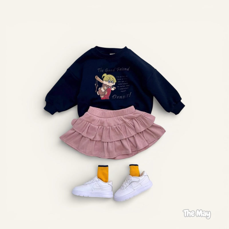 The May - Korean Children Fashion - #magicofchildhood - Denim Friend Sweatshirt - 5