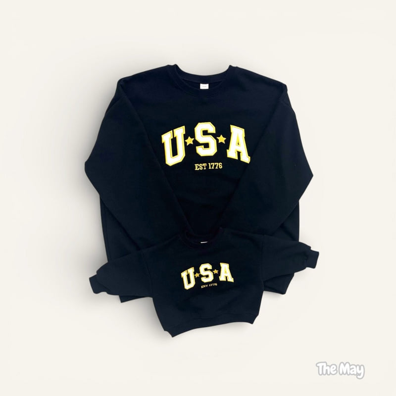 The May - Korean Children Fashion - #minifashionista - USA Embroidered Sweatshirt - 3