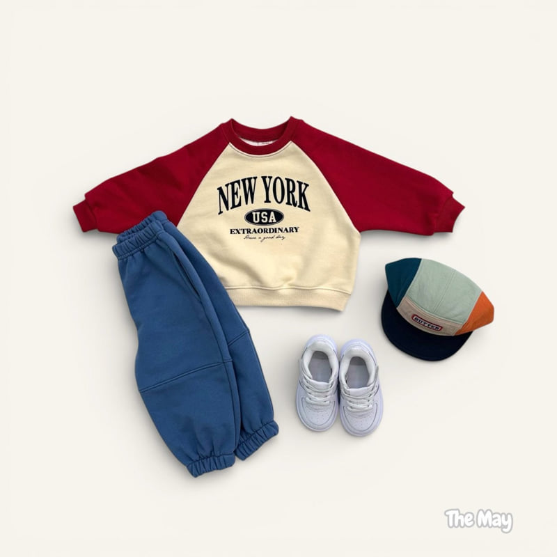 The May - Korean Children Fashion - #minifashionista - New York Raglan Sweatshirt - 9
