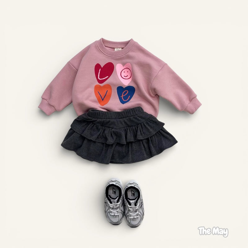 The May - Korean Children Fashion - #minifashionista - Colorful Love Sweatshirt - 7