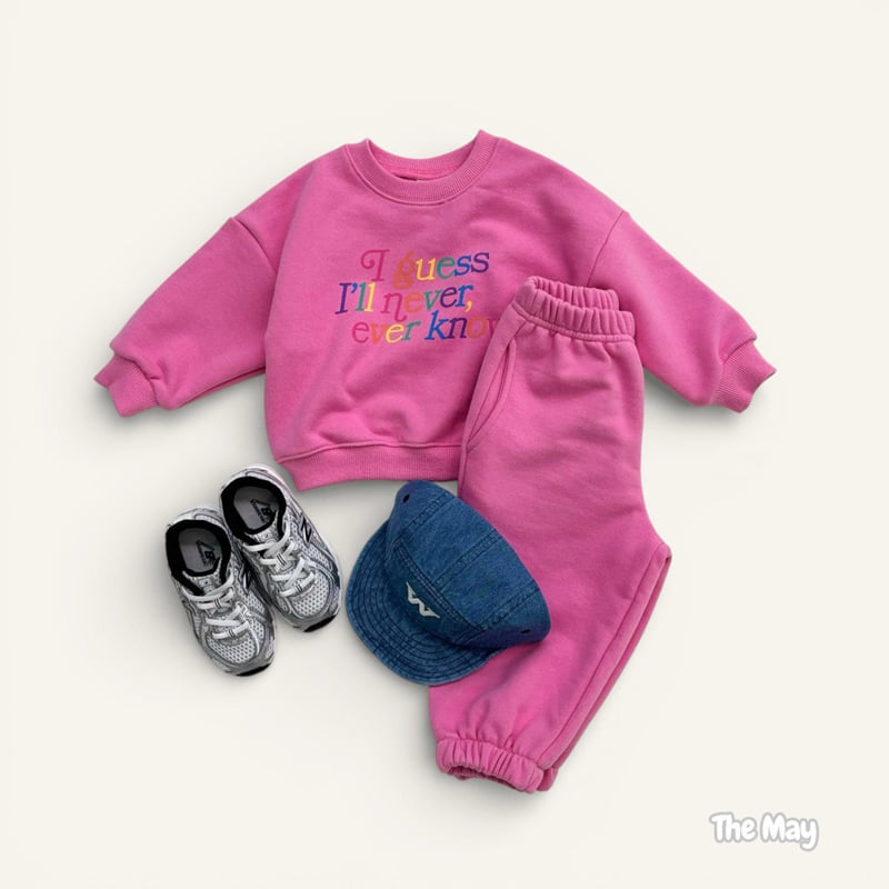 The May - Korean Children Fashion - #prettylittlegirls - Rainbow Lettering Sweatshirt - 5