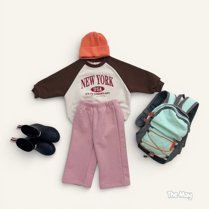 The May - Korean Children Fashion - #prettylittlegirls - New York Raglan Sweatshirt - 10