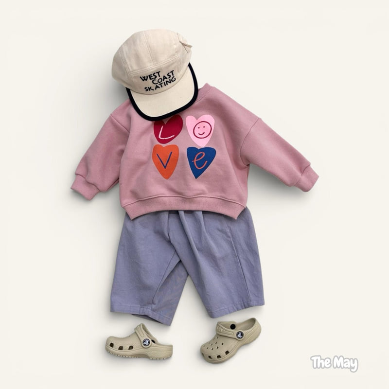 The May - Korean Children Fashion - #prettylittlegirls - Colorful Love Sweatshirt - 8