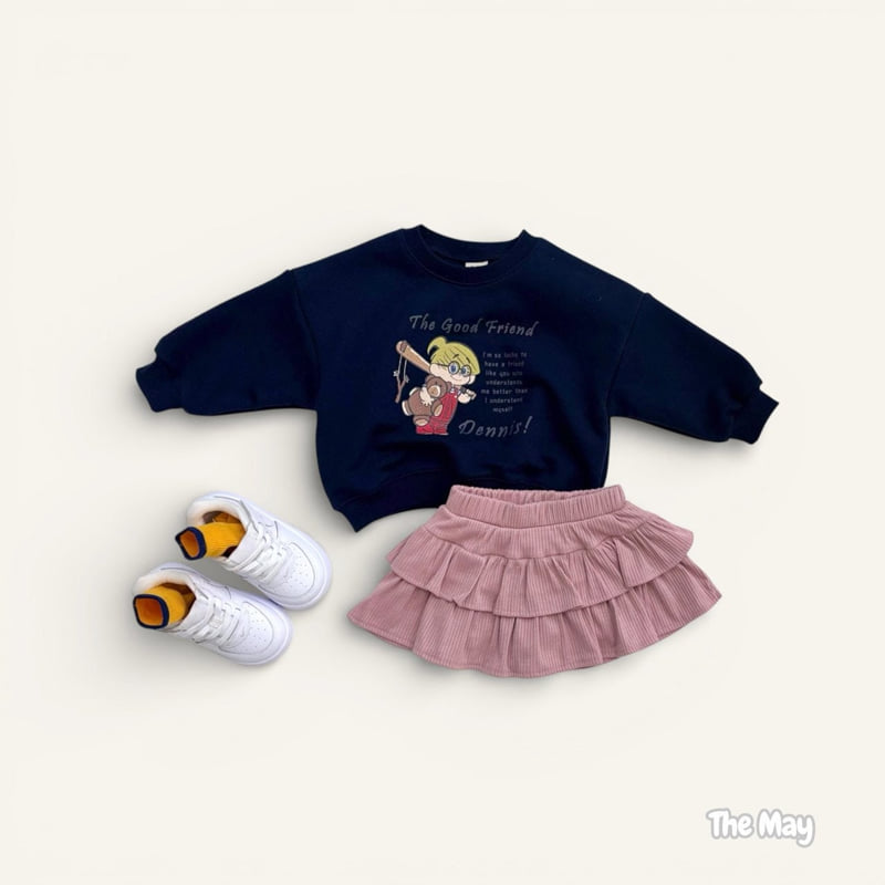 The May - Korean Children Fashion - #prettylittlegirls - Denim Friend Sweatshirt - 7