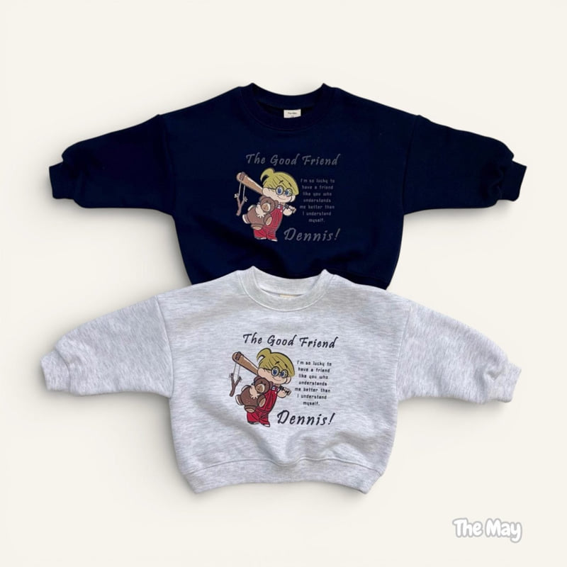 The May - Korean Children Fashion - #stylishchildhood - Denim Friend Sweatshirt - 10