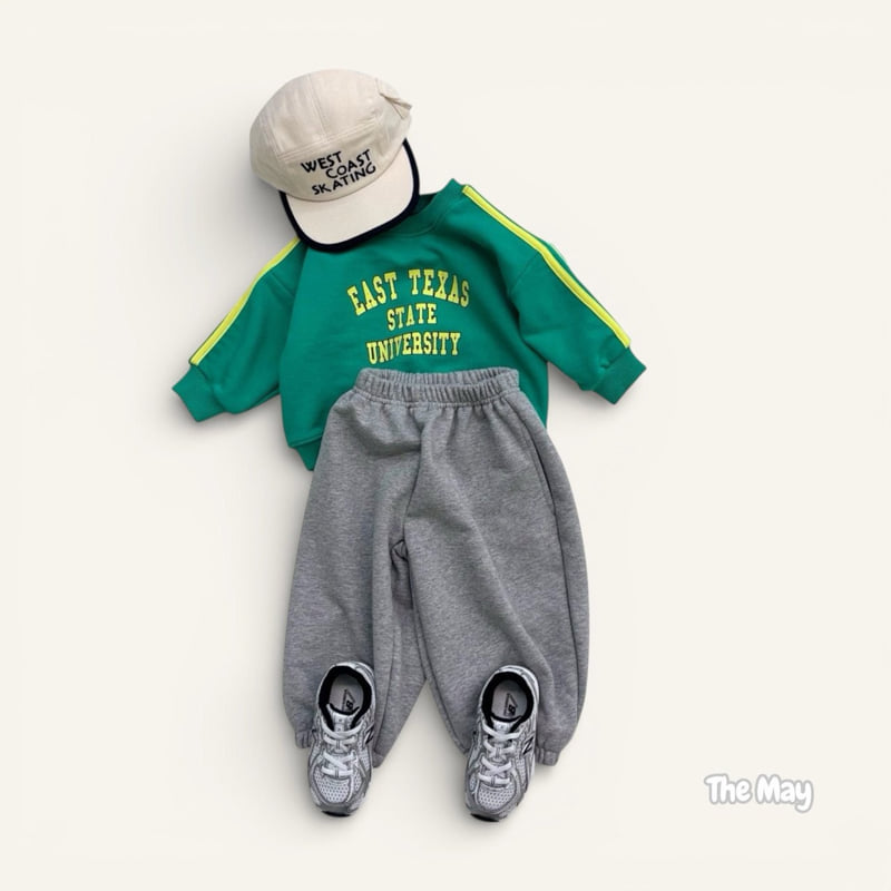 The May - Korean Children Fashion - #todddlerfashion - Texas Taping Sweatshirt - 5