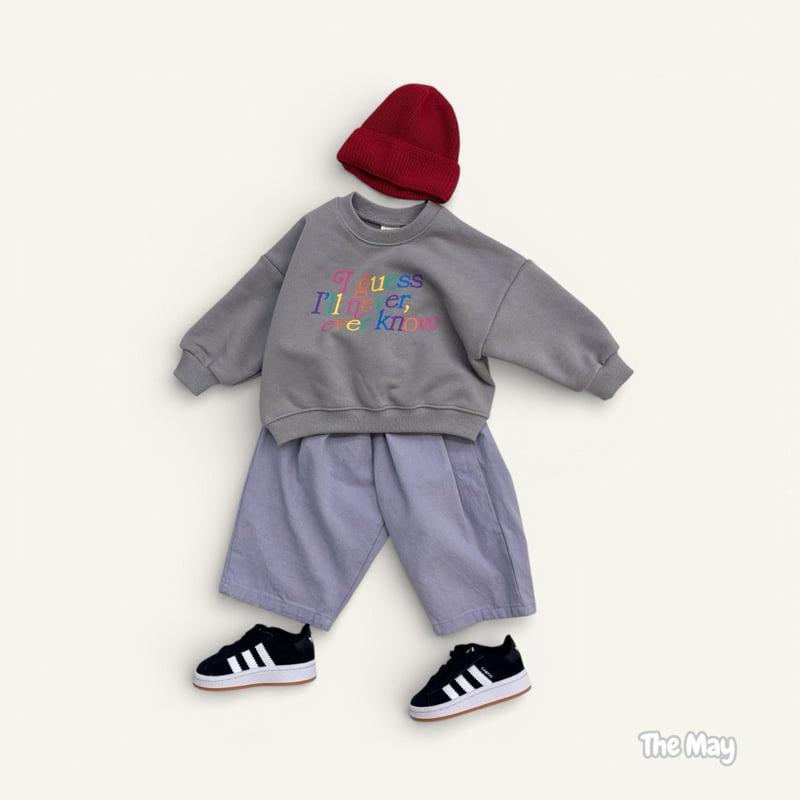 The May - Korean Children Fashion - #toddlerclothing - Rainbow Lettering Sweatshirt - 7