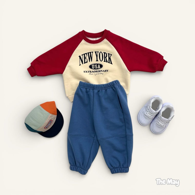 The May - Korean Children Fashion - #toddlerclothing - New York Raglan Sweatshirt - 12