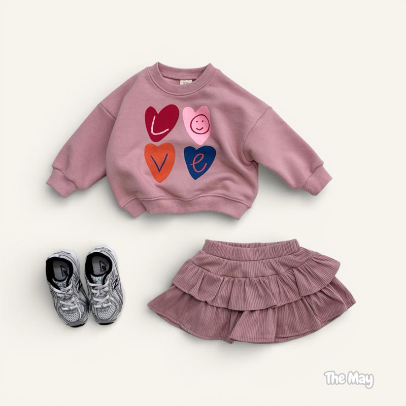 The May - Korean Children Fashion - #toddlerclothing - Colorful Love Sweatshirt - 10