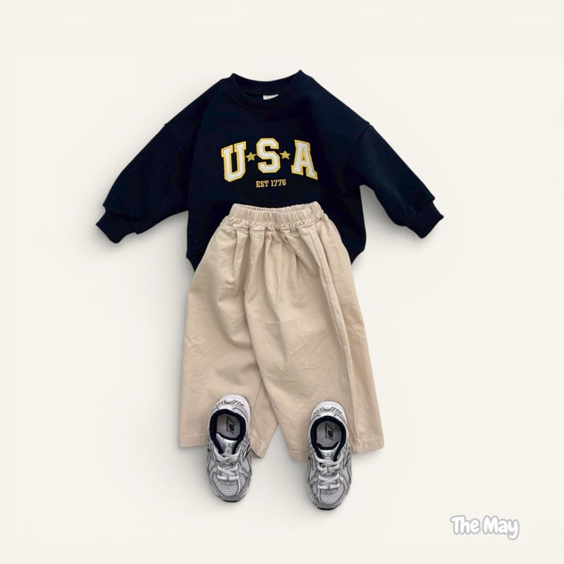 The May - Korean Women Fashion - #romanticstyle - USA Embroidered Sweatshirt (Adult) - 11