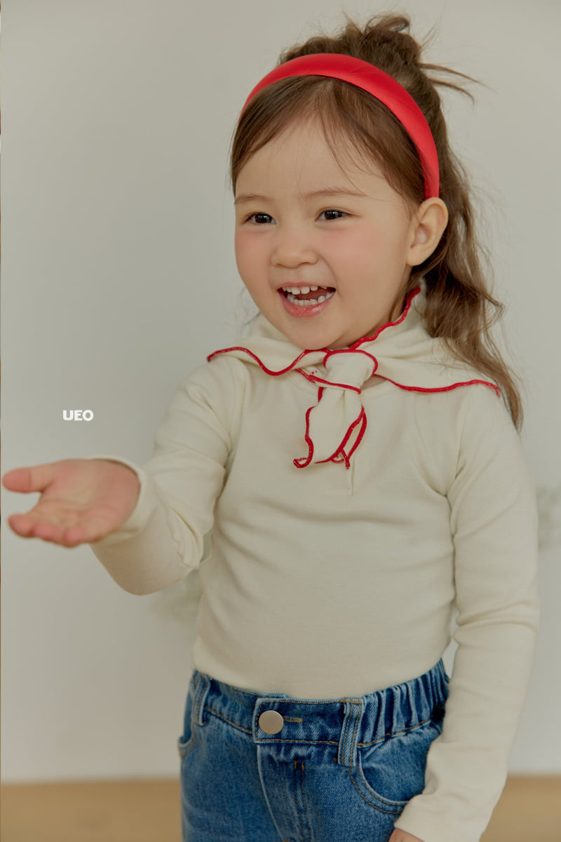 U Eo - Korean Children Fashion - #kidzfashiontrend - Madeleine Button Tee - 4
