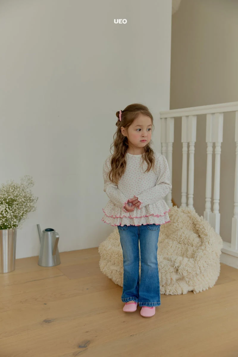U Eo - Korean Children Fashion - #childofig - Spring Frill Tee - 8