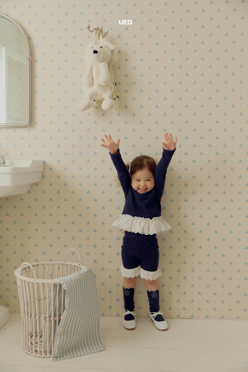 U Eo - Korean Children Fashion - #childofig - Blossom Frill Pants - 3