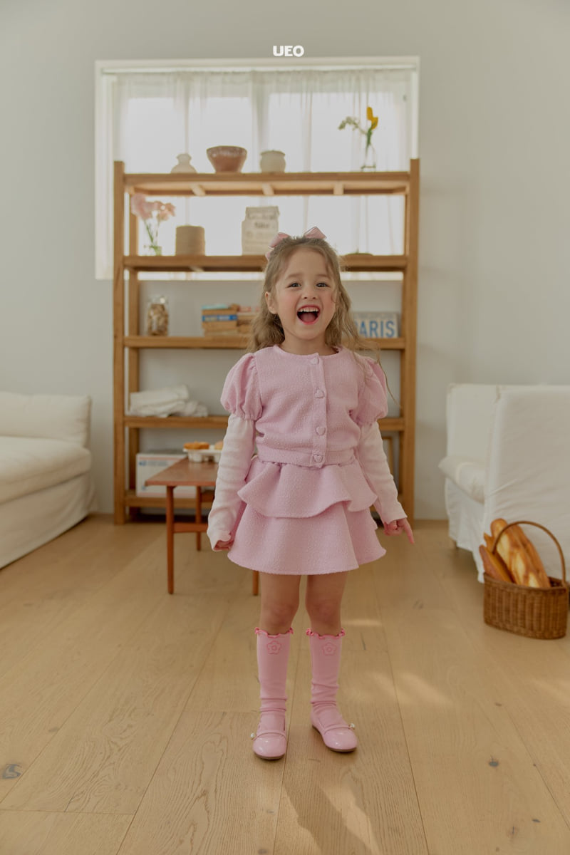 U Eo - Korean Children Fashion - #childofig - Cotton Candy Heart Cardigan - 7