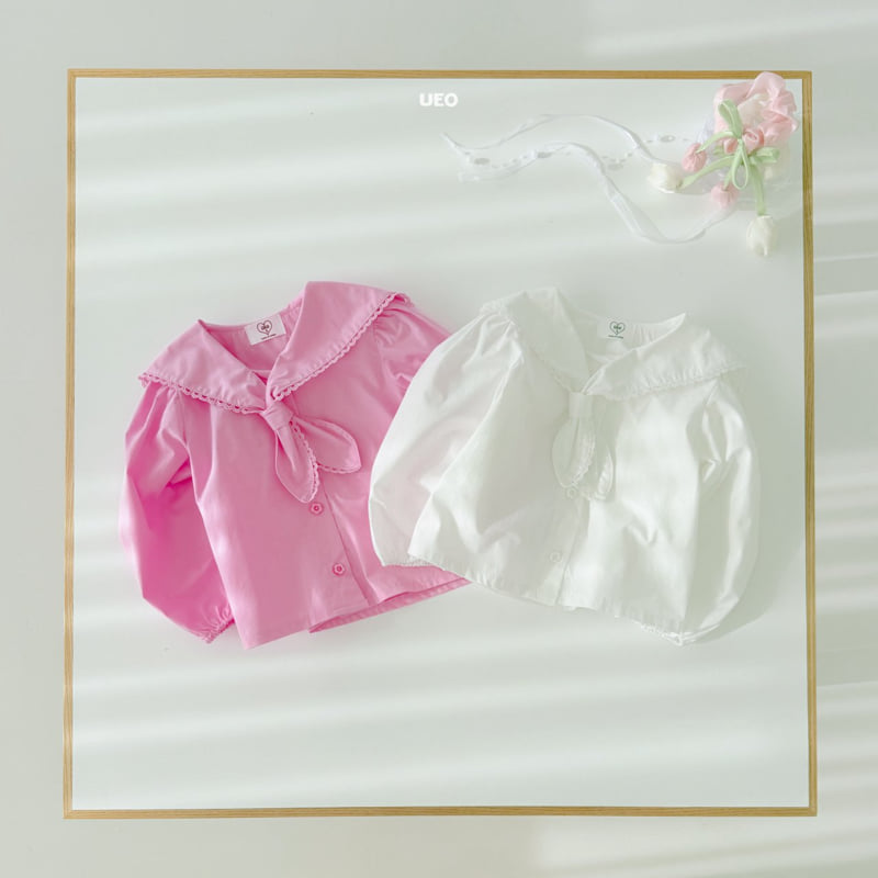 U Eo - Korean Children Fashion - #childofig - Ribbon Sailor Blouse