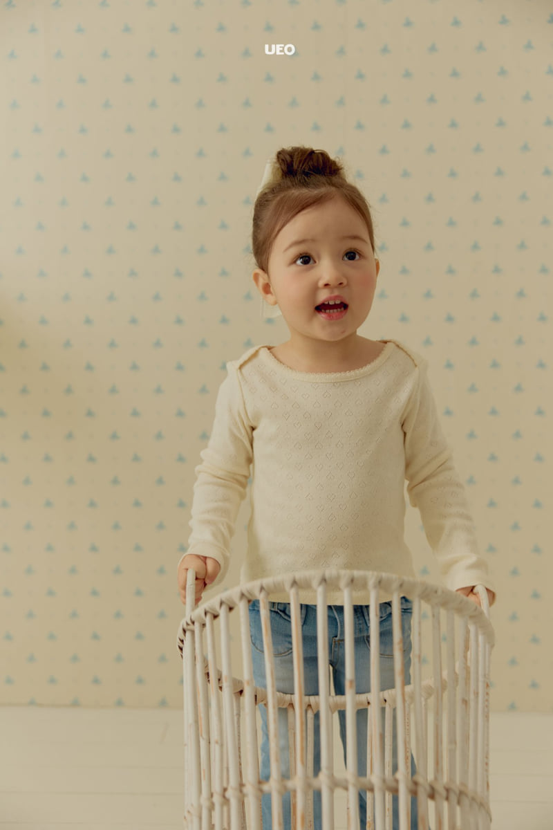 U Eo - Korean Children Fashion - #childrensboutique - Butter Pincot Tee - 5