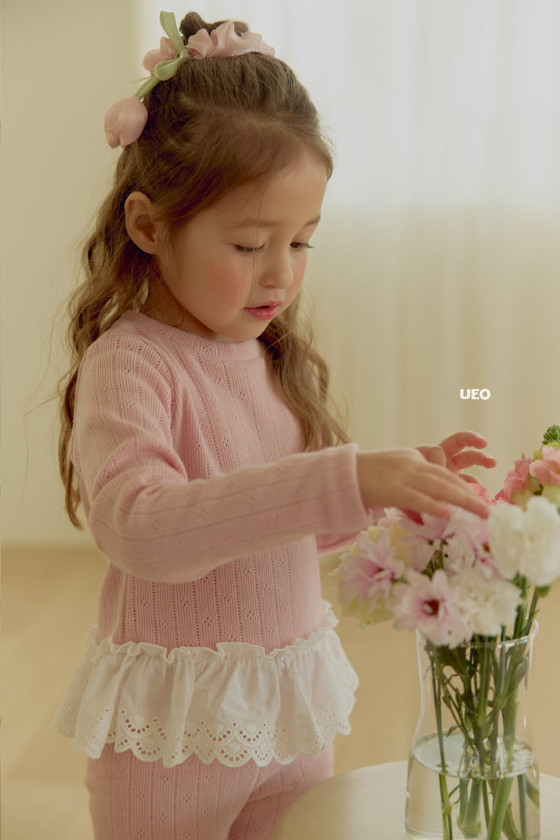 U Eo - Korean Children Fashion - #childrensboutique - Joy Lace Frill Tee - 3