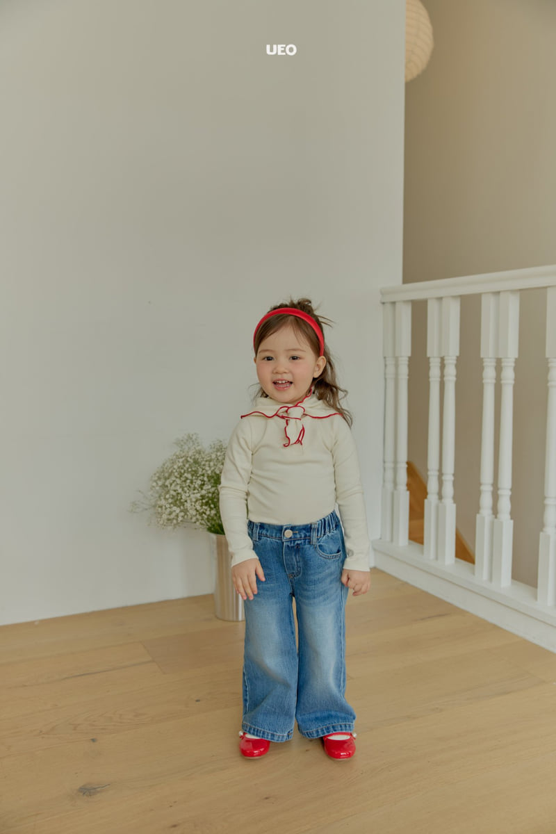 U Eo - Korean Children Fashion - #designkidswear - True Wide Denim Pants - 11