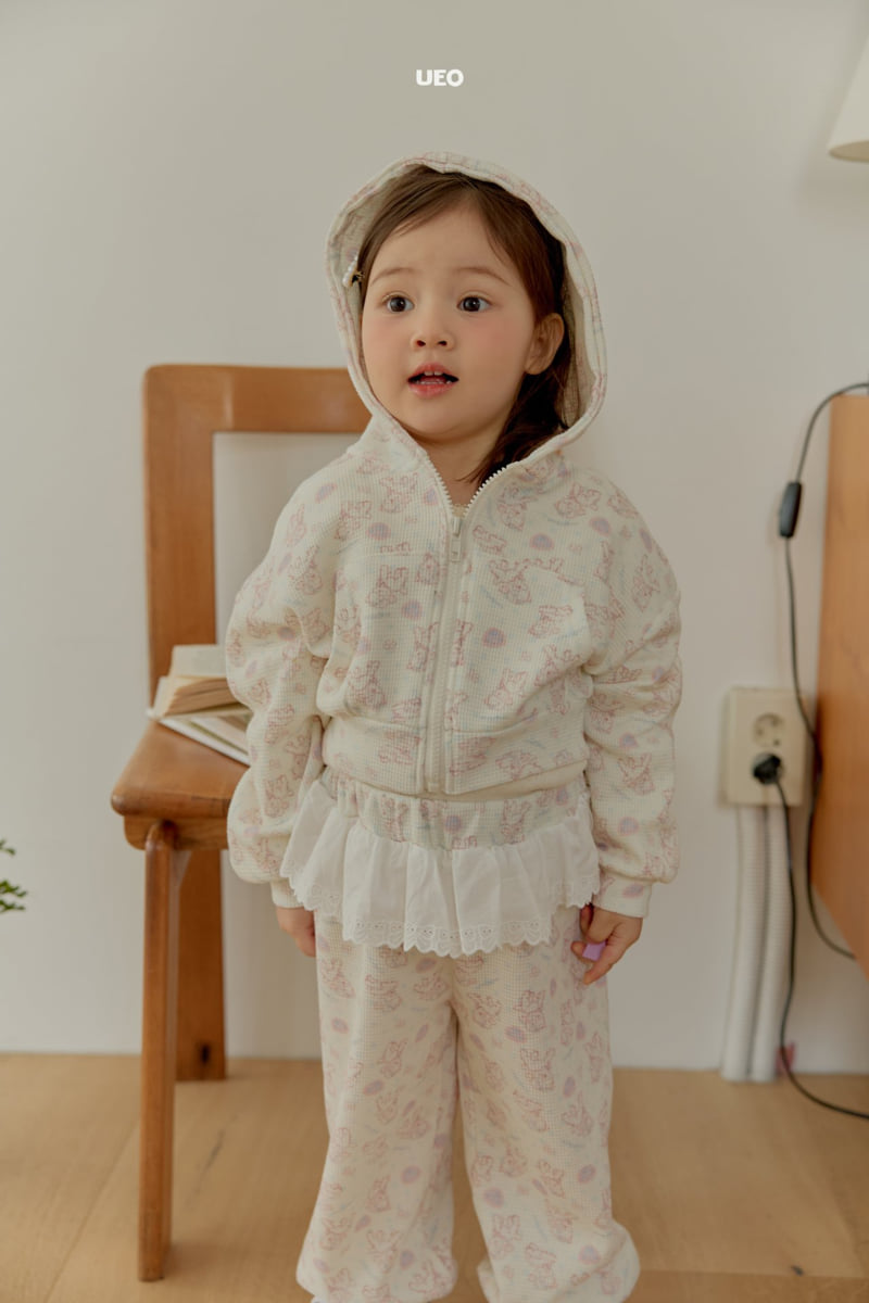 U Eo - Korean Children Fashion - #designkidswear - Hello Lace Jogger Pants - 8