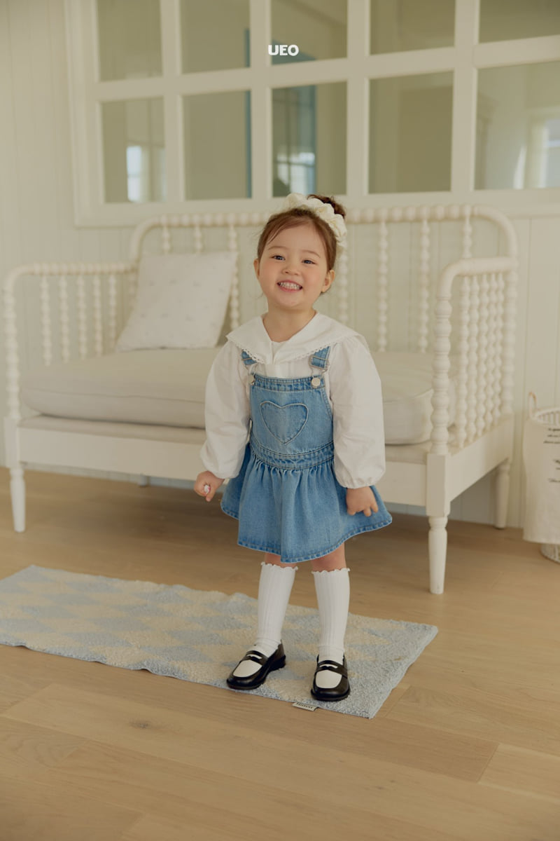 U Eo - Korean Children Fashion - #childrensboutique - Ribbon Sailor Blouse - 4