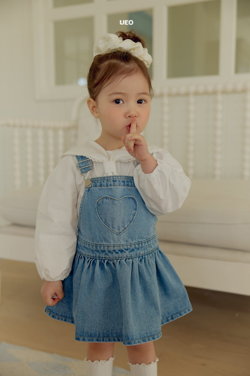 U Eo - Korean Children Fashion - #discoveringself - Ribbon Sailor Blouse - 5