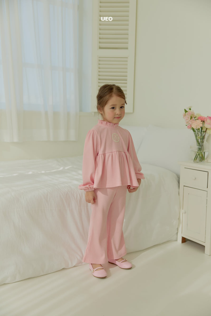 U Eo - Korean Children Fashion - #fashionkids - Cherry Frill Set - 6