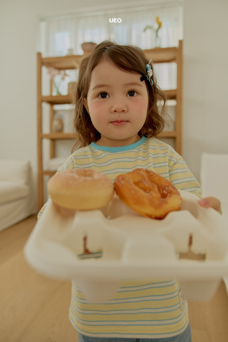 U Eo - Korean Children Fashion - #fashionkids - Milk Stripe Tee - 10