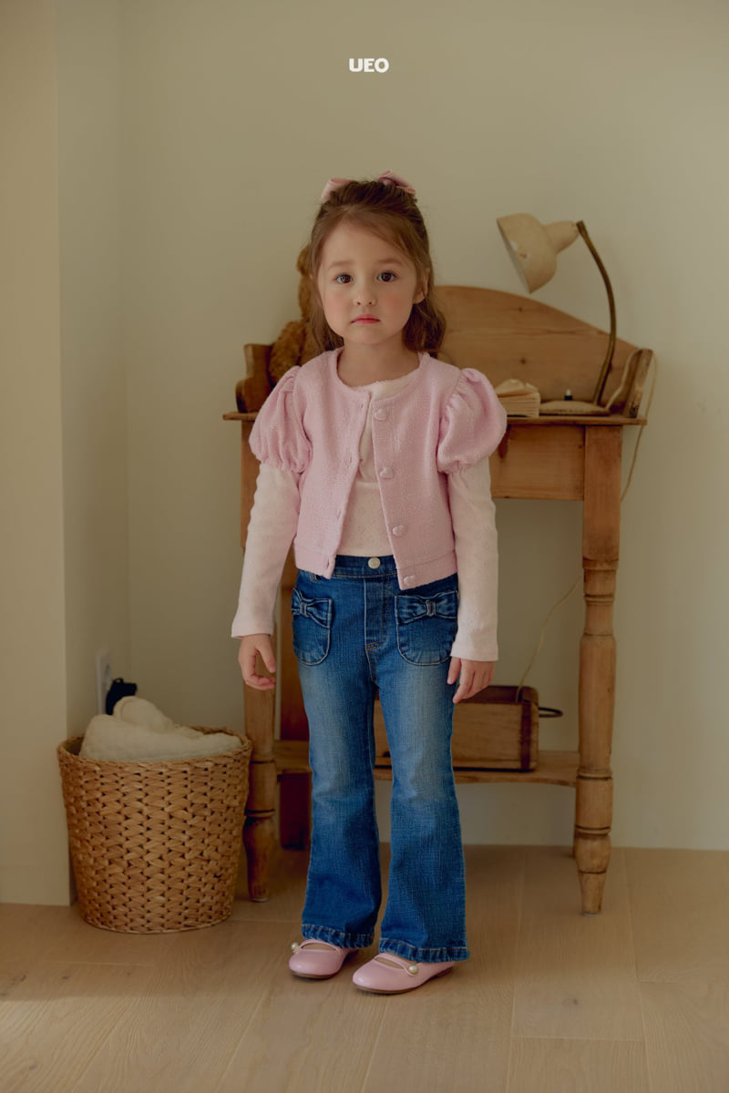 U Eo - Korean Children Fashion - #fashionkids - Bliss Ribbon Bootcut Pants - 5