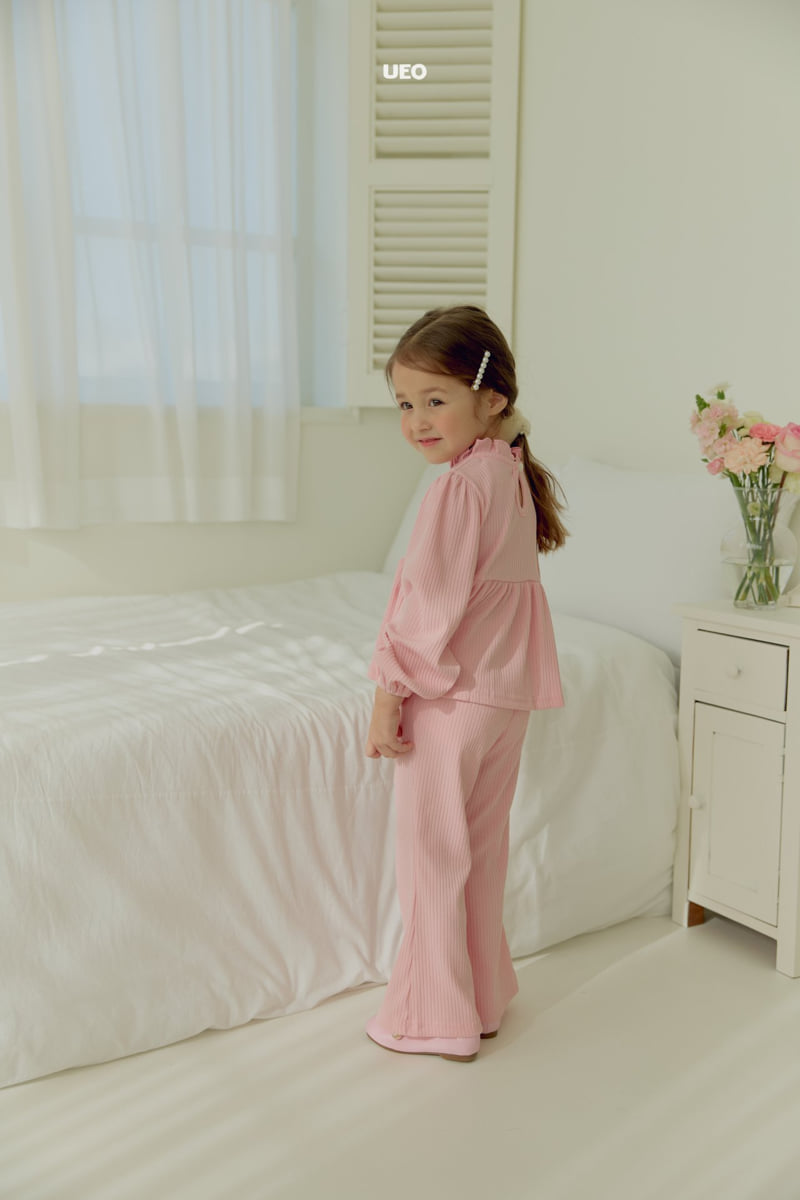 U Eo - Korean Children Fashion - #kidsshorts - Cherry Frill Set - 7