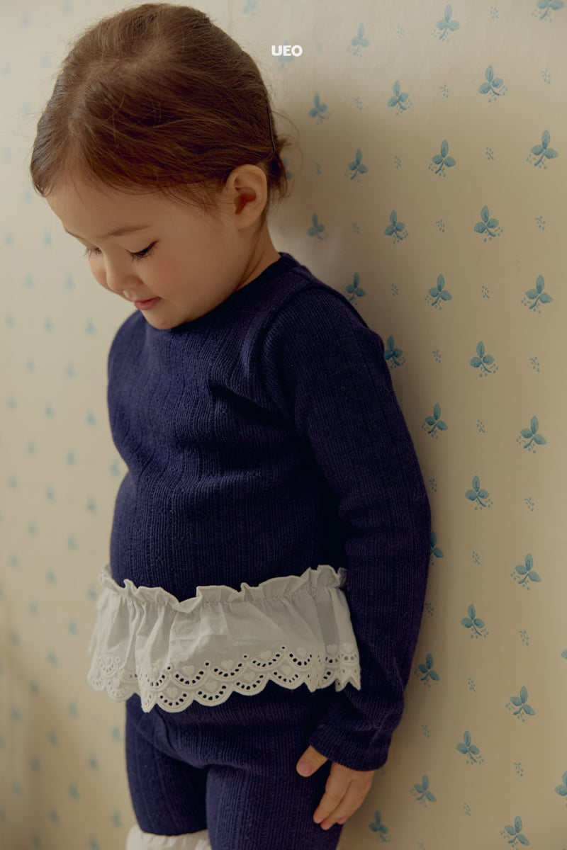 U Eo - Korean Children Fashion - #kidsshorts - Blossom Frill Pants - 8